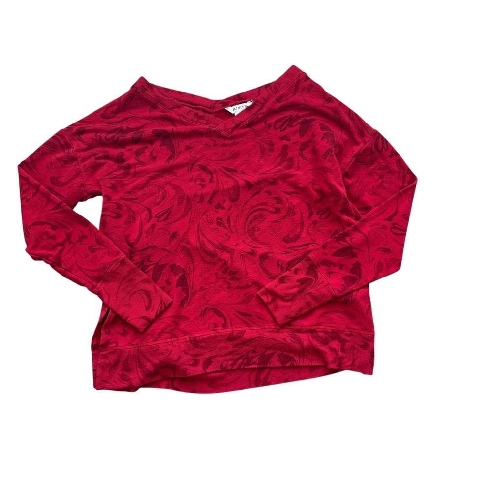 ATHLETA | Red Coaster Luxe Top